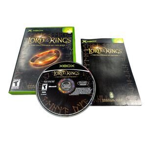 Lord of the Rings The Fellowship of the Ring Xbox + Reg Card - Complete, Tested